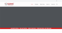 Desktop Screenshot of iconic-replicas.com
