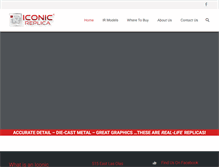 Tablet Screenshot of iconic-replicas.com